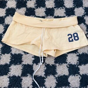Brandy Melville butter Yellow Shorts